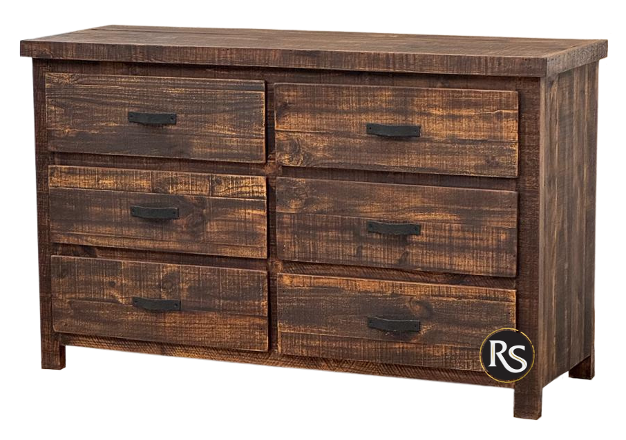 COMODA BAJA 6 CAJONES RANCHO