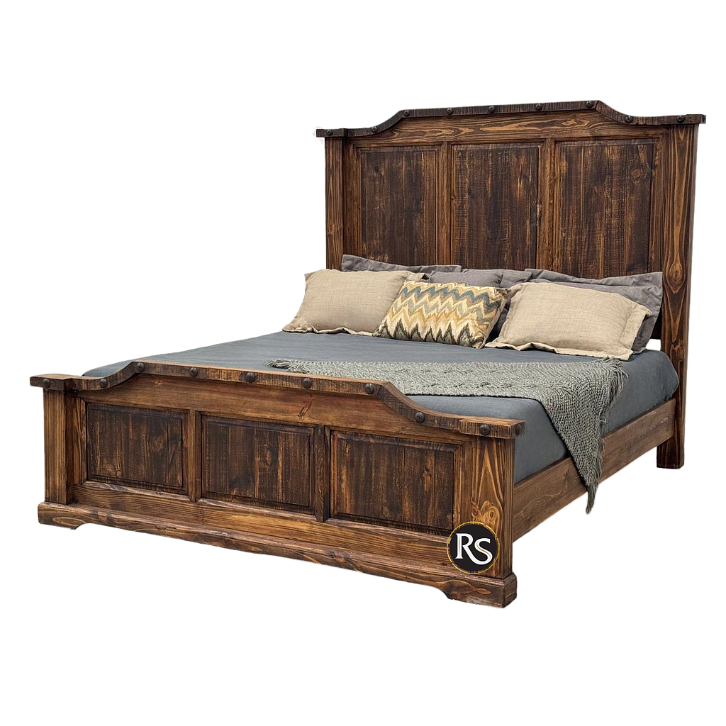 CAMA LUBBOCK RUSTICA Q.S